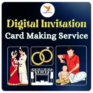 digital invitation card making service