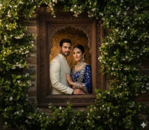 Elegant Cultural Heritage Couple Look