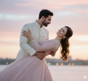 Sunset Dance-Pose Fairytale Scene