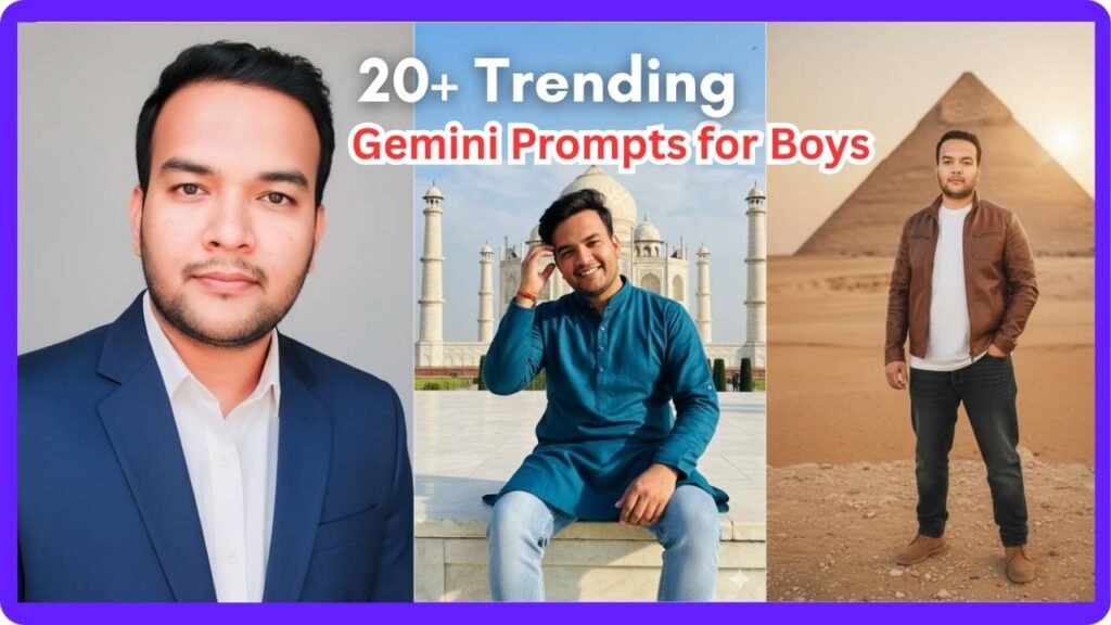 Gemini Prompts for Boys Stylish