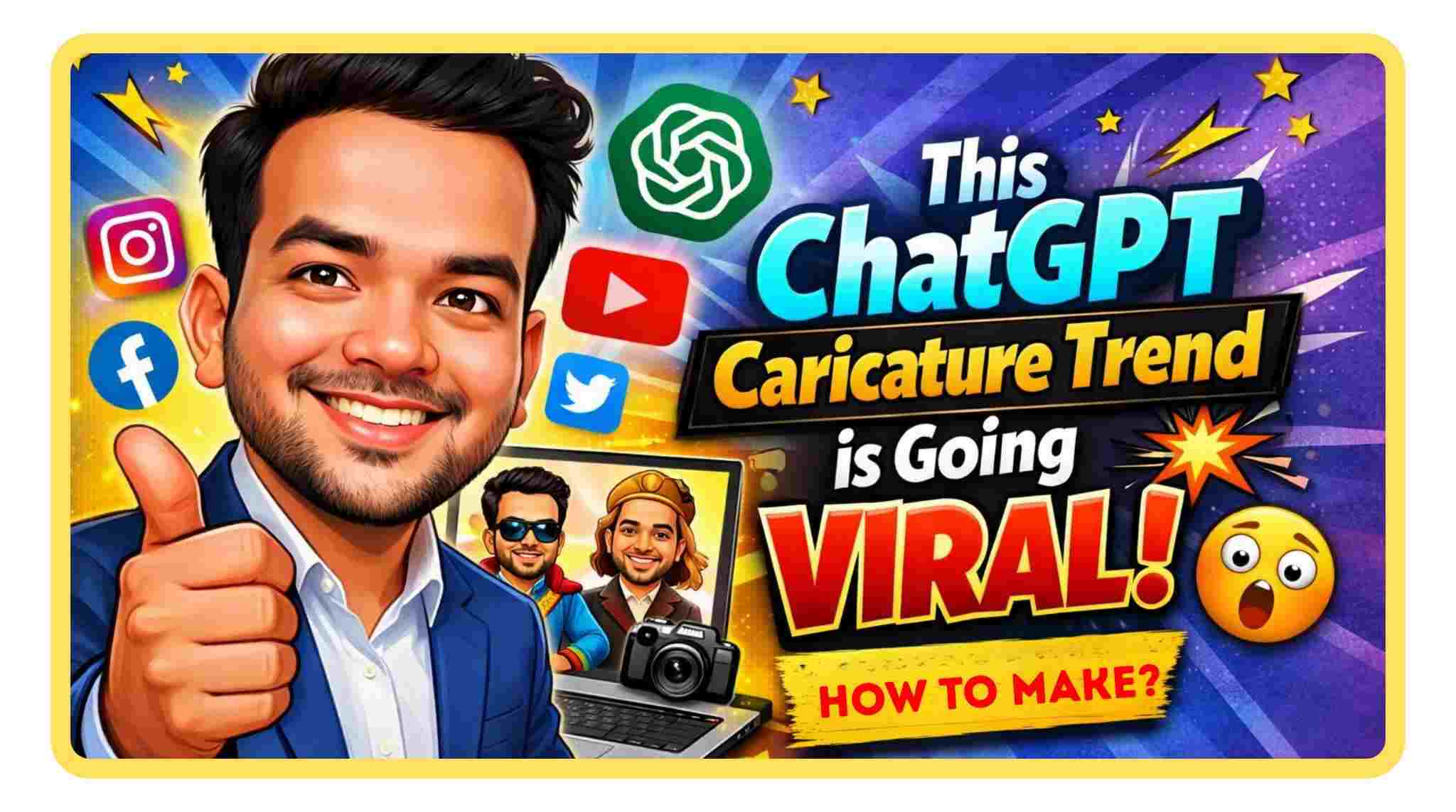 chatgpt caricature trend free